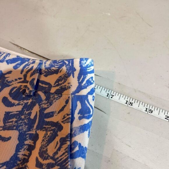 Lilly Pulitzer Women's Callahan Chino Shorts Resort White Blue On a Roll Size 2 - Picture 8 of 11